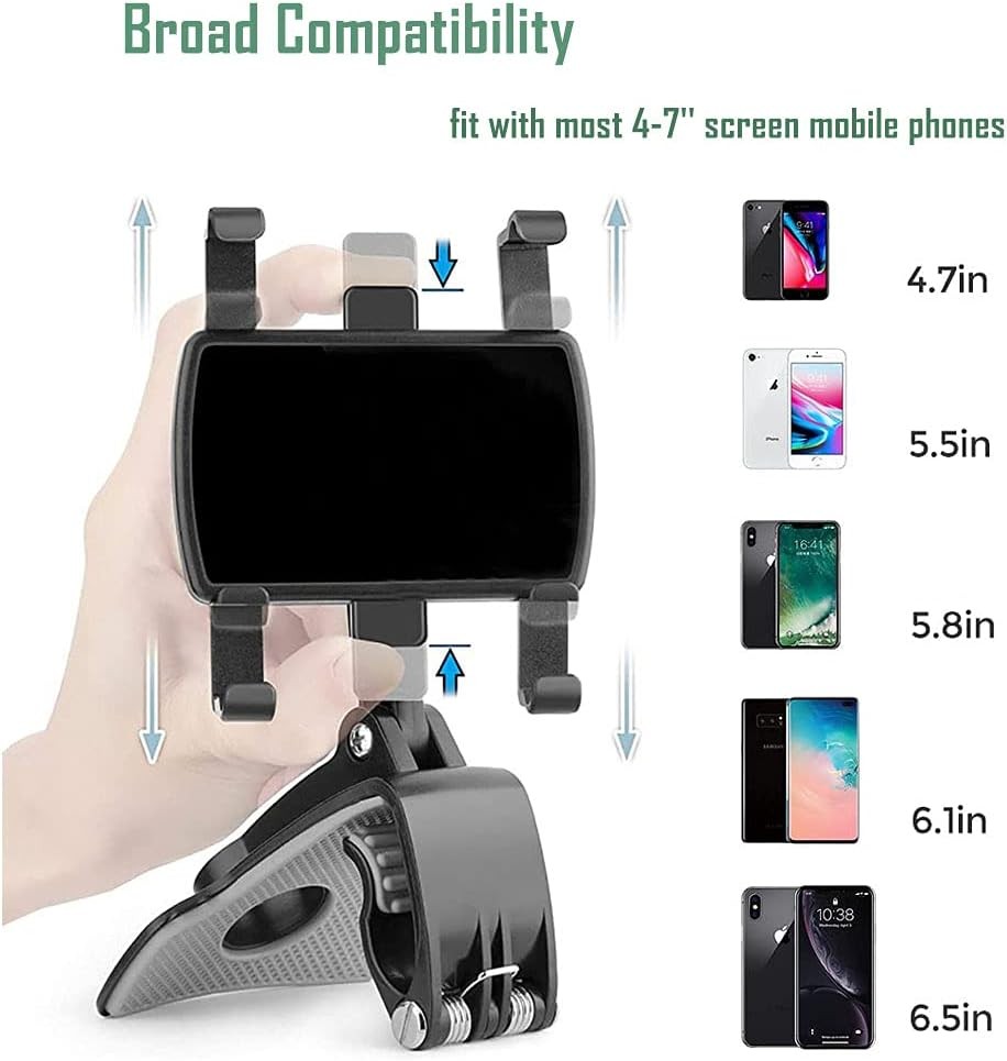360° Rotation Dashboard Universal Car Phone Holder Mount for iPhone Samsung USA
