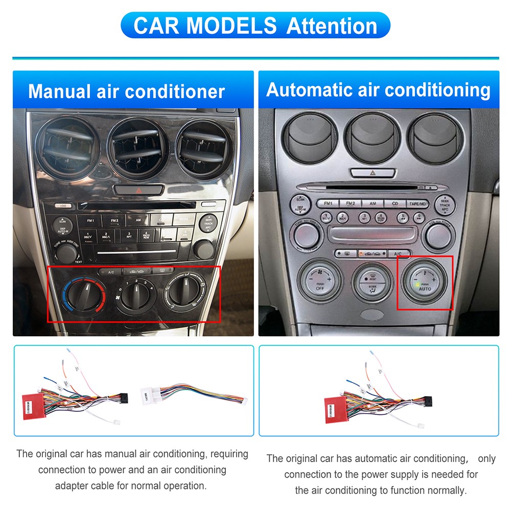 For Mazda 6 2004-2015 Android 13 Car Radio Stereo Player GPS Navi CarPlay 4+64GB