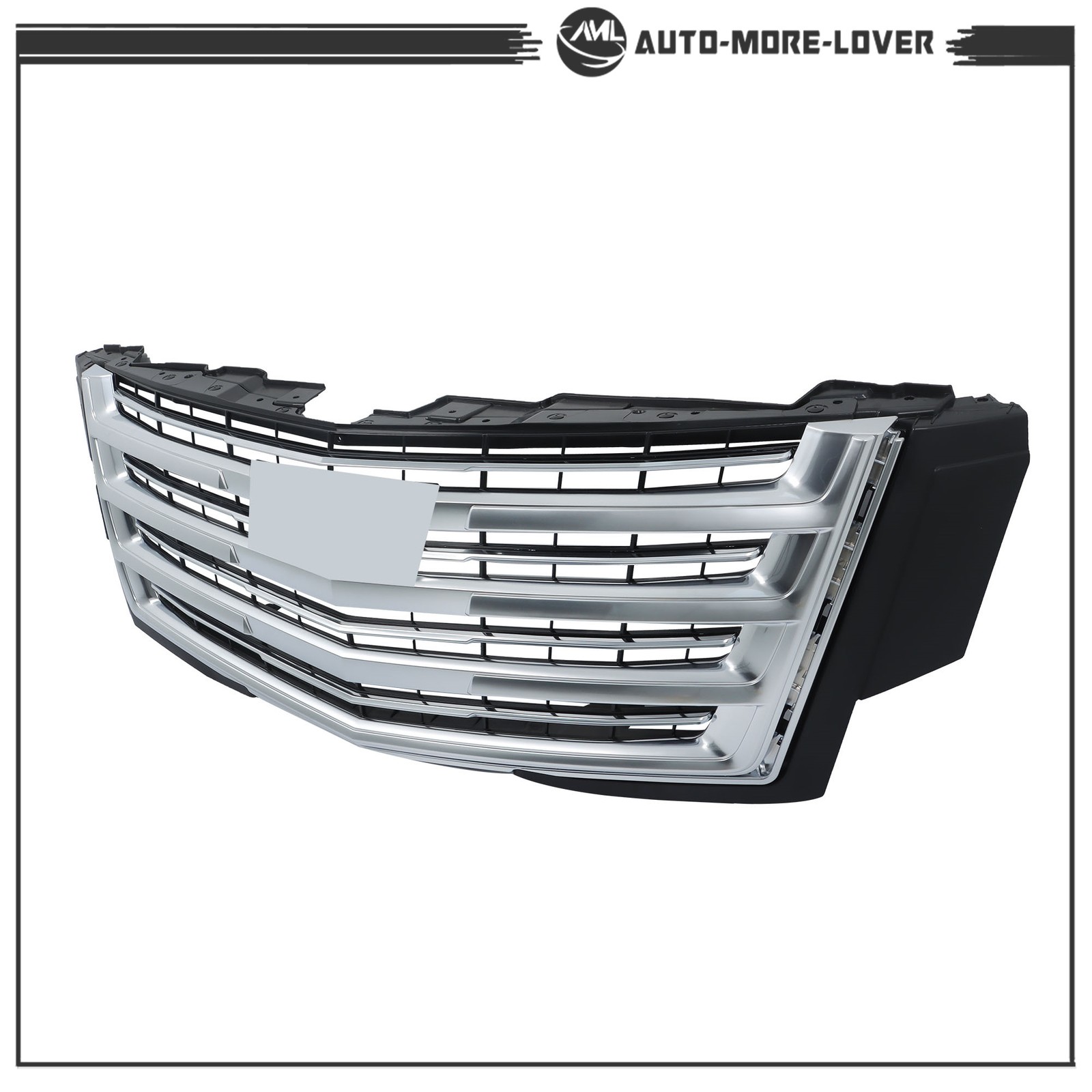 Painted Bumper Front Side Grille Without Camera Hole For Cadillac Escalade 15-20