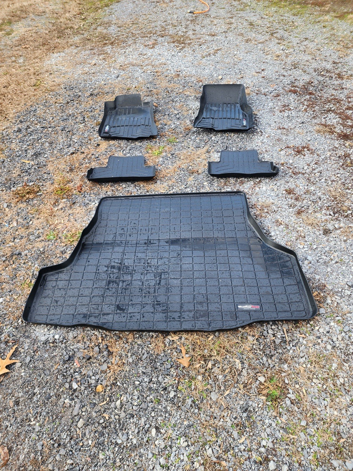 2007 Ford Mustang Weather Tech Floor Mat Set – Black – 6 Months Old/Barely Used