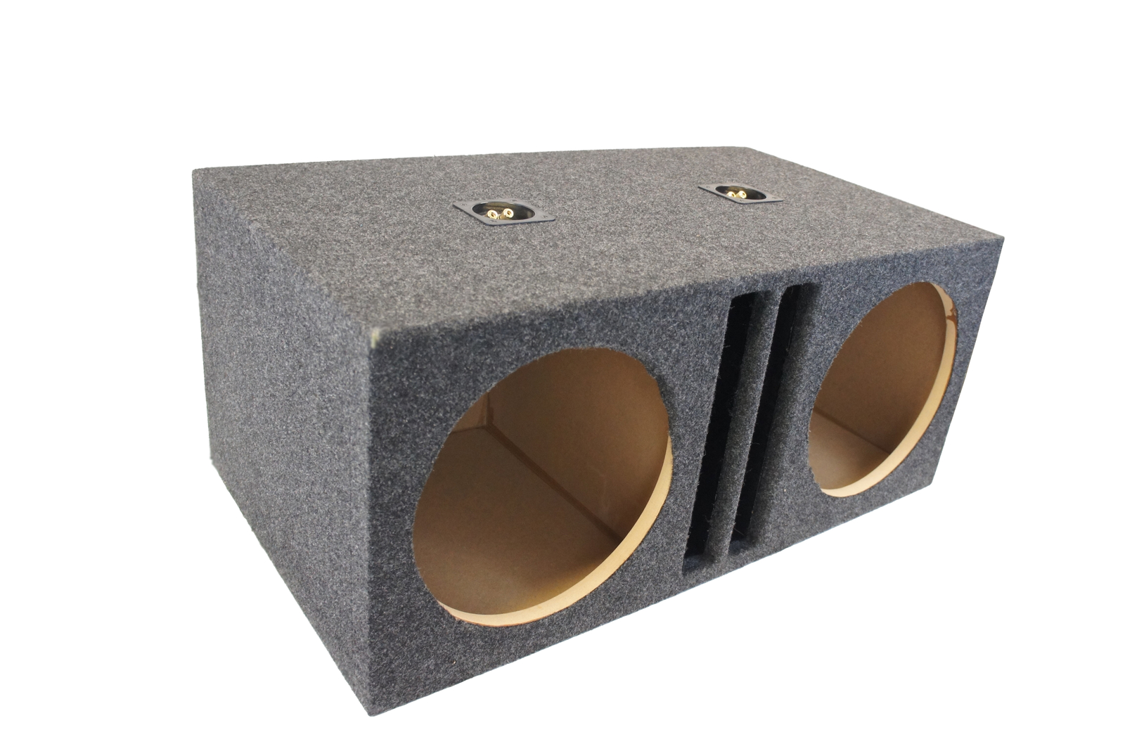 Car Audio Dual 10″ SPL Bass Subwoofer Labyrinth Vent Sub Box Stereo Enclosure