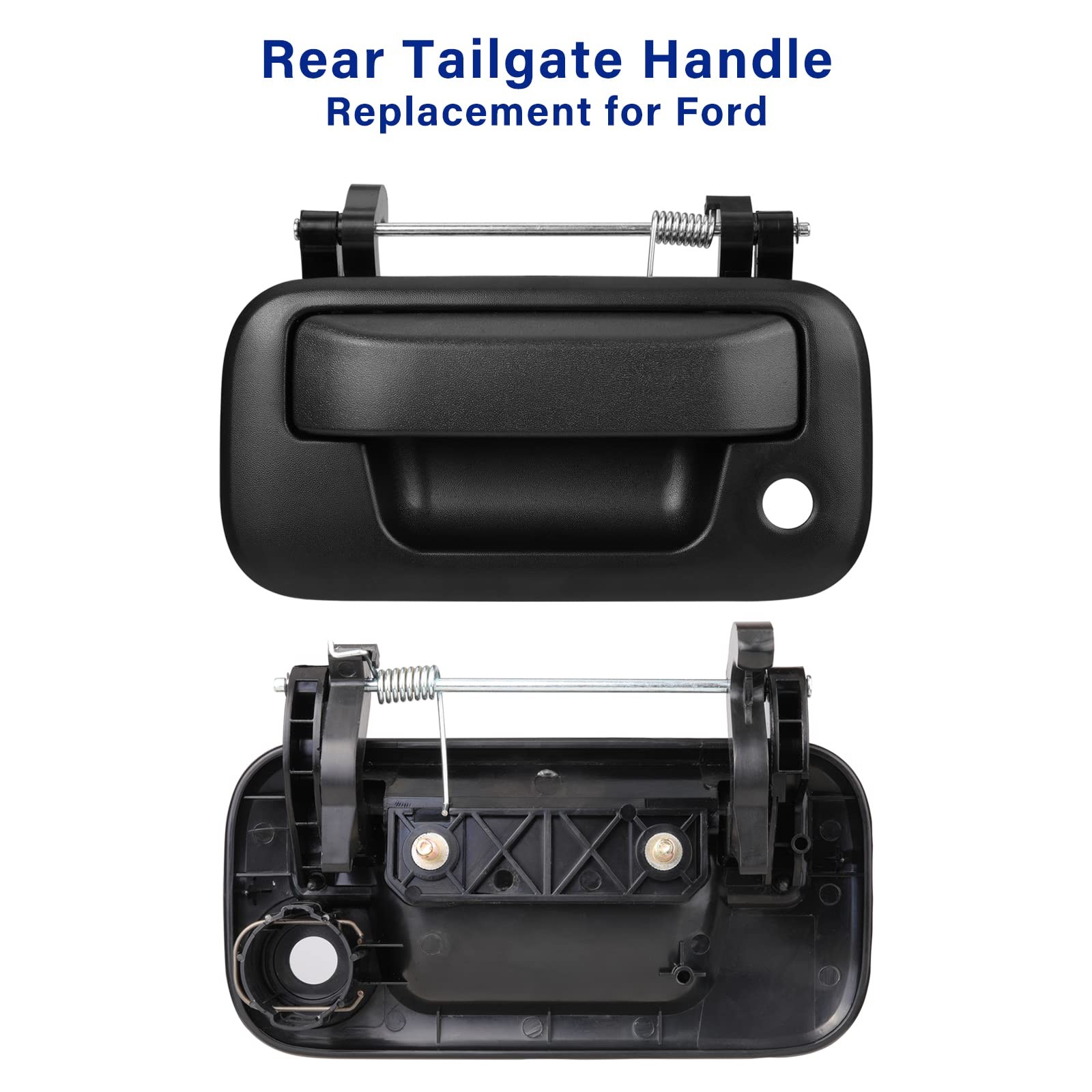 Lcyolada Tailgate Handle Latch Plastic Handle, Without Camera Hole