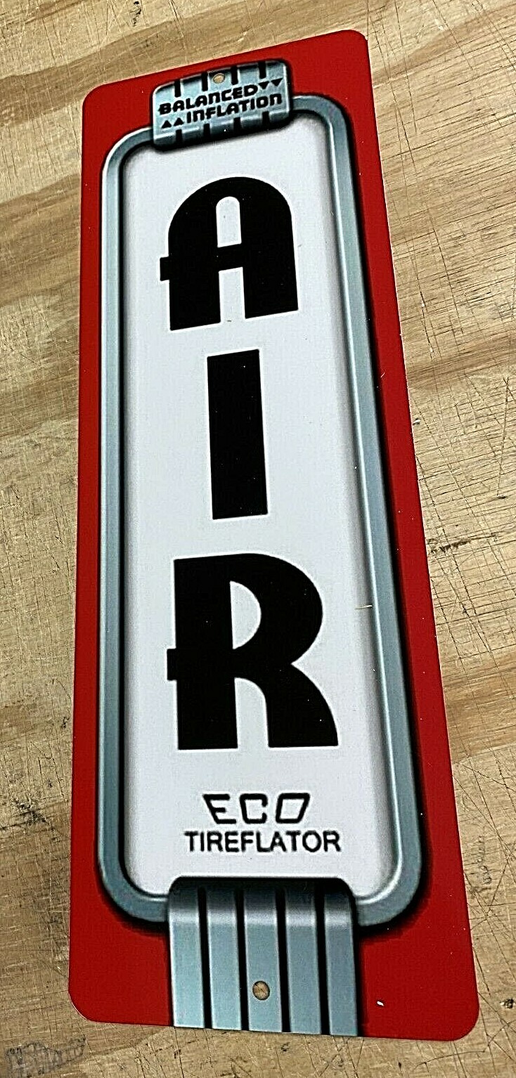 ECO Air Tireflator Aluminum Metal Sign 6″ x 18″