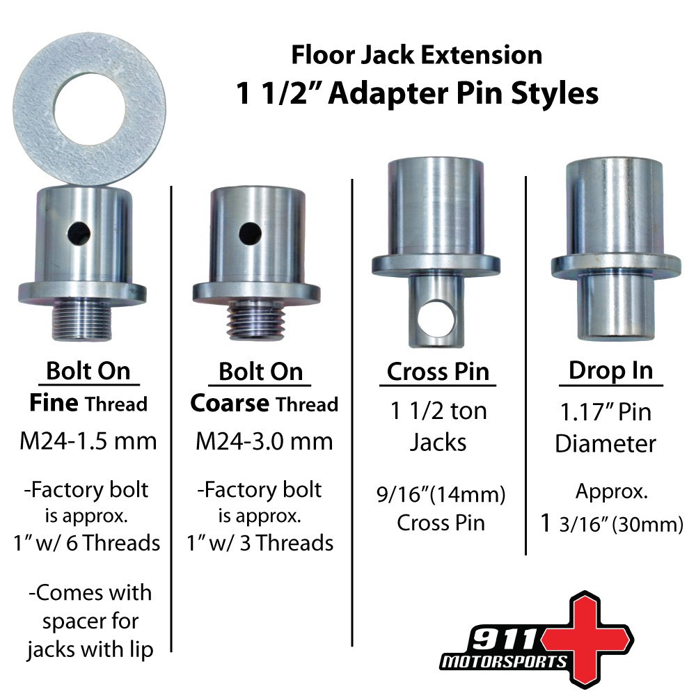 4-point Jack Adapter for Floor or Transmission Jack to lift axle, bumper, etc…