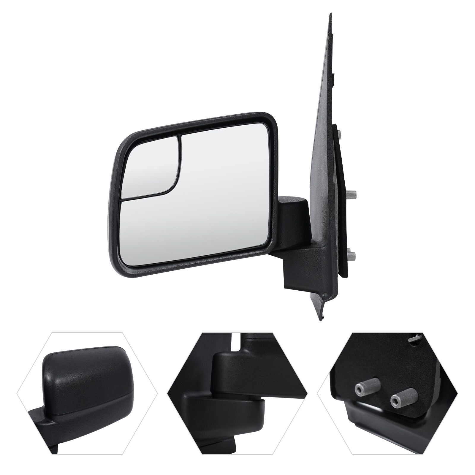 Driver Side Mirror for 2011-2013 Ford Transit Connect Manual Fold Non-Heated LH