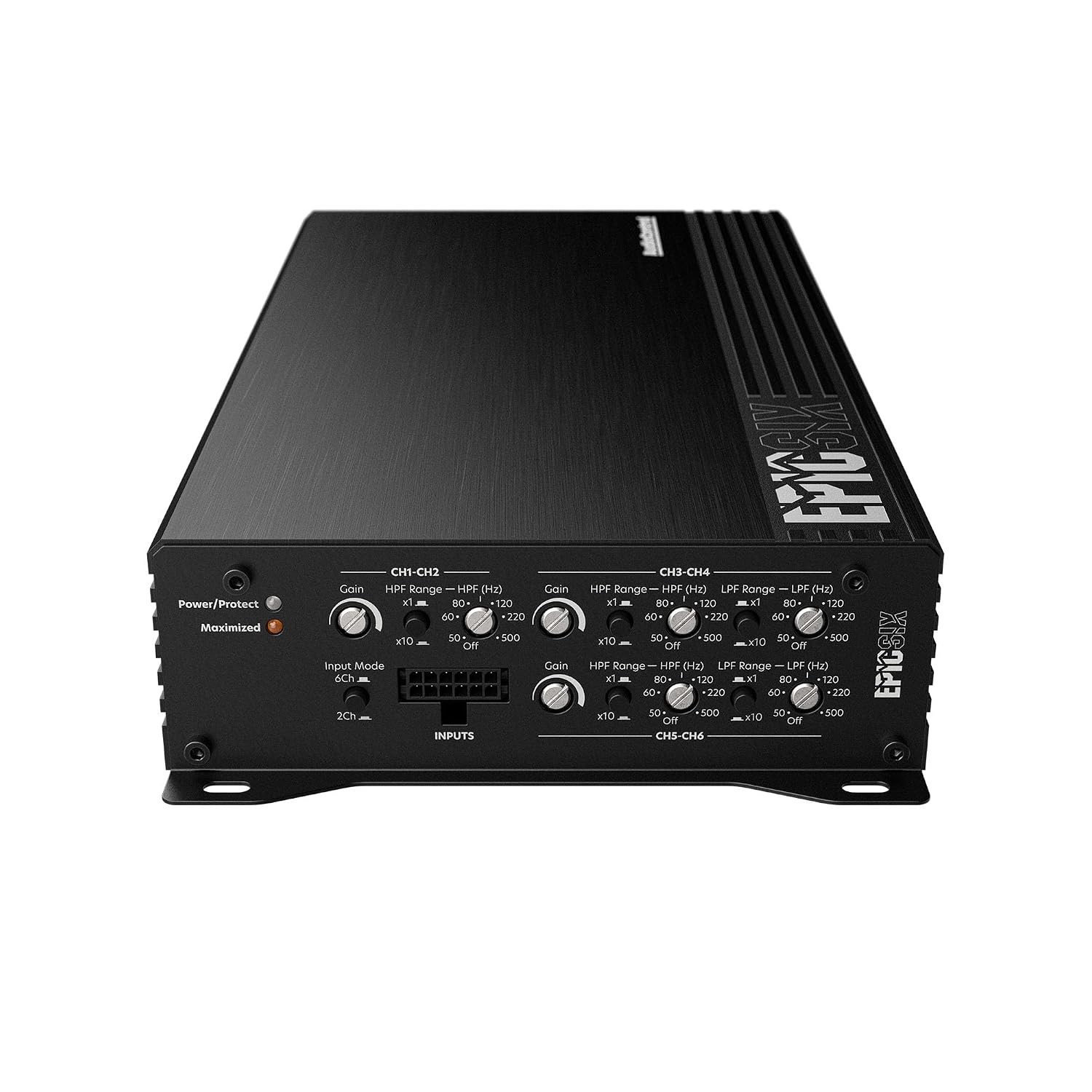 AUDIOCONTROL EPICSIX EPIC SERIES CLASS-D 6-CHANNEL AMPLIFIER 6 x 100W RMS @ 4Ω