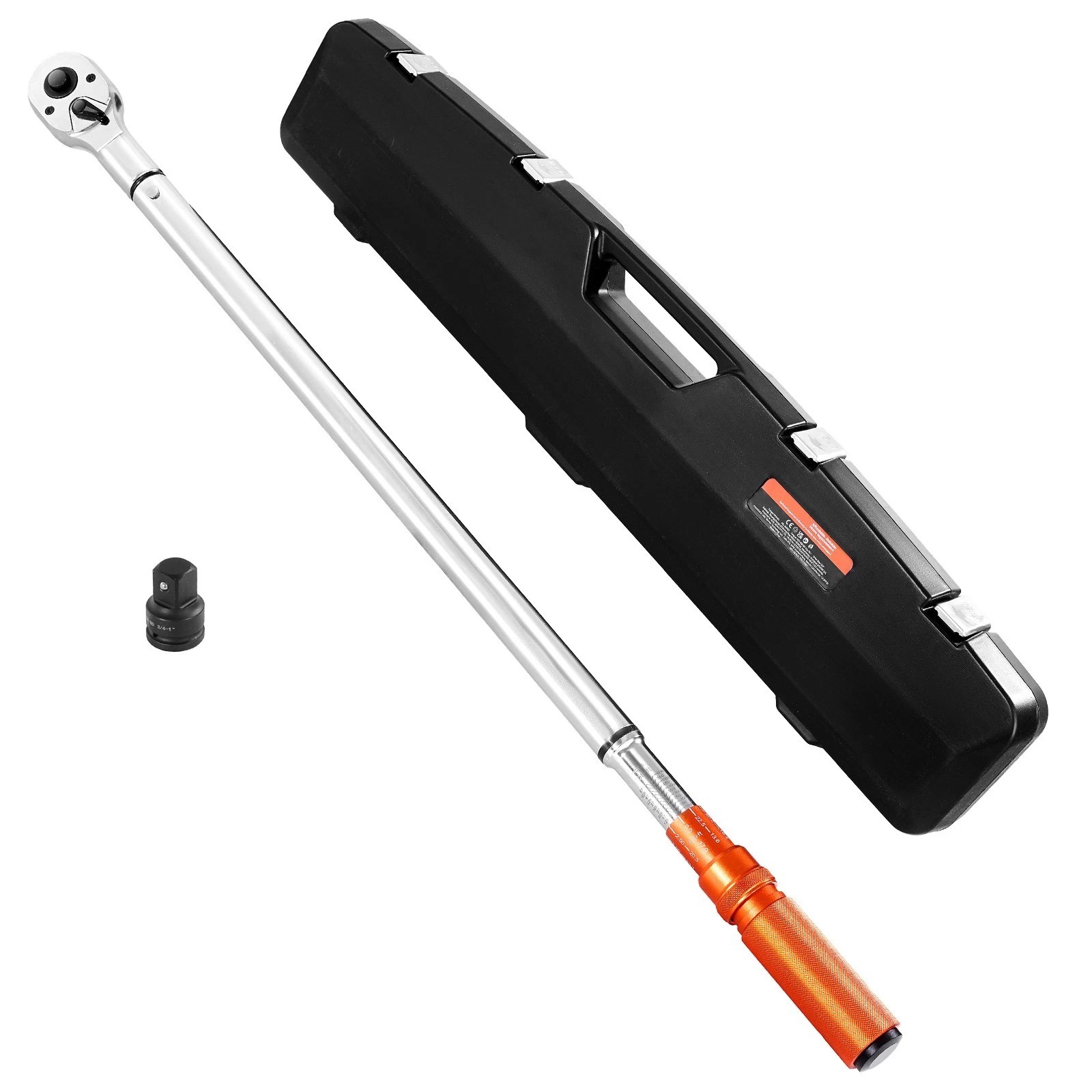 Click Torque Wrench 3/4 In Drive 100-600 lbf-ft/136-814N.m Dual-direction
