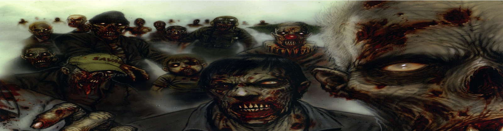 P363 Zombies Rear Window Tint Graphic Decal Wrap Back Pickup Graphics