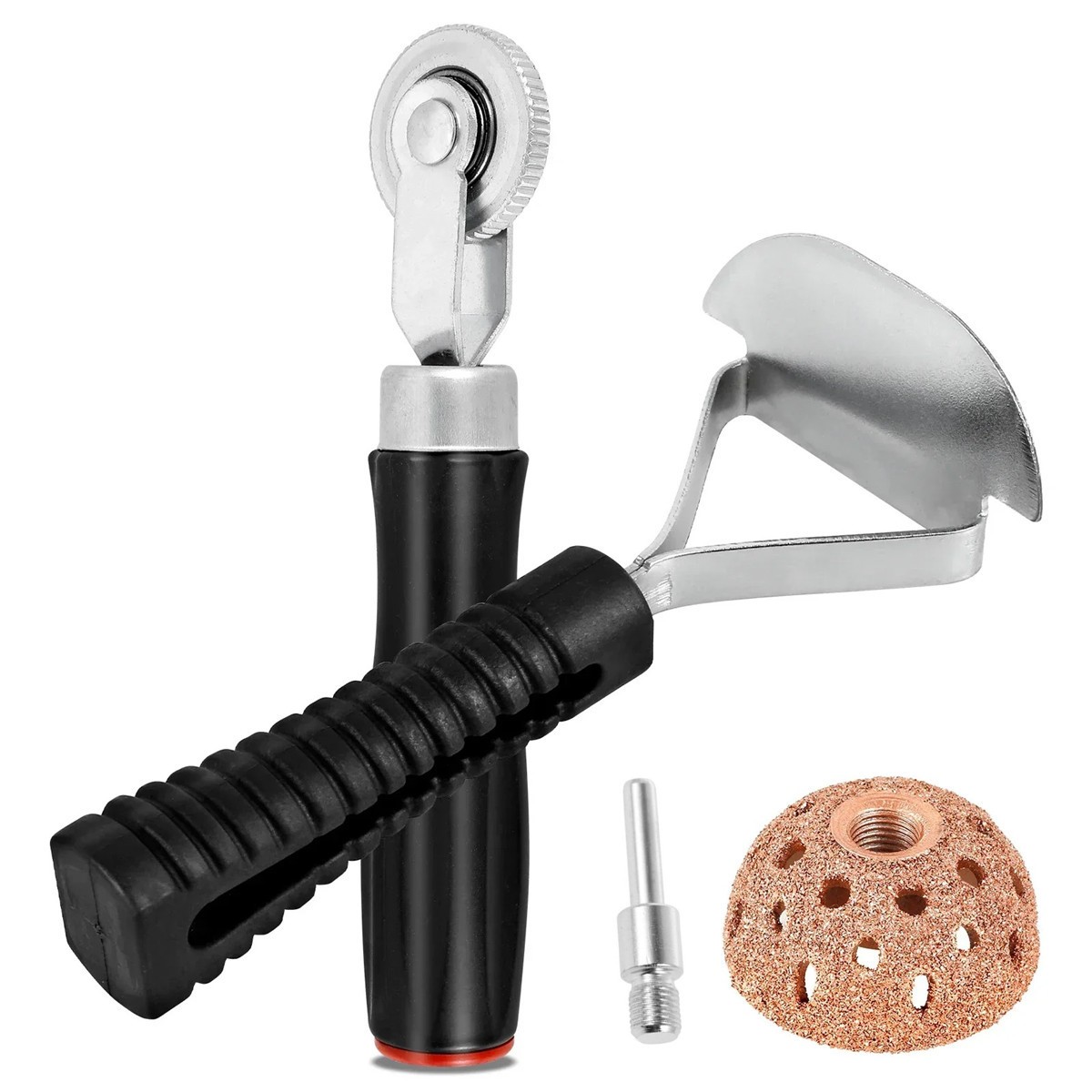 Tire Repair Patch Tool Liner Scraper Kit Grinding Head Buffing Wheel Car Truck