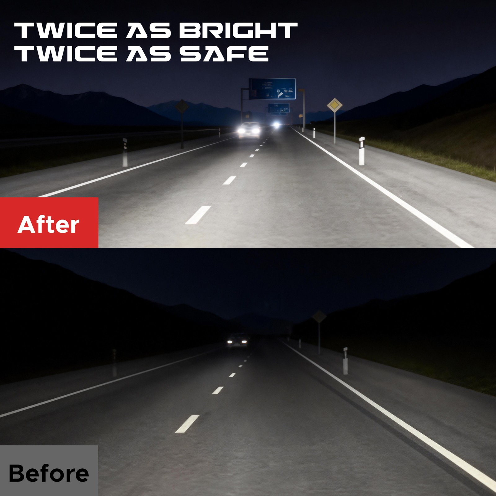 VRC Headlights For 2008-2016 International ProStar Chrome Headlamps Left Right