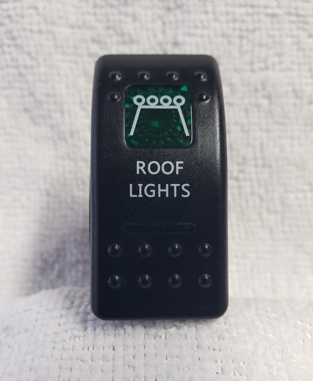 Green Roof Light LED 12V 20A 24V 10A 5-pin Rocker Toggle Switch Car Boat Truck