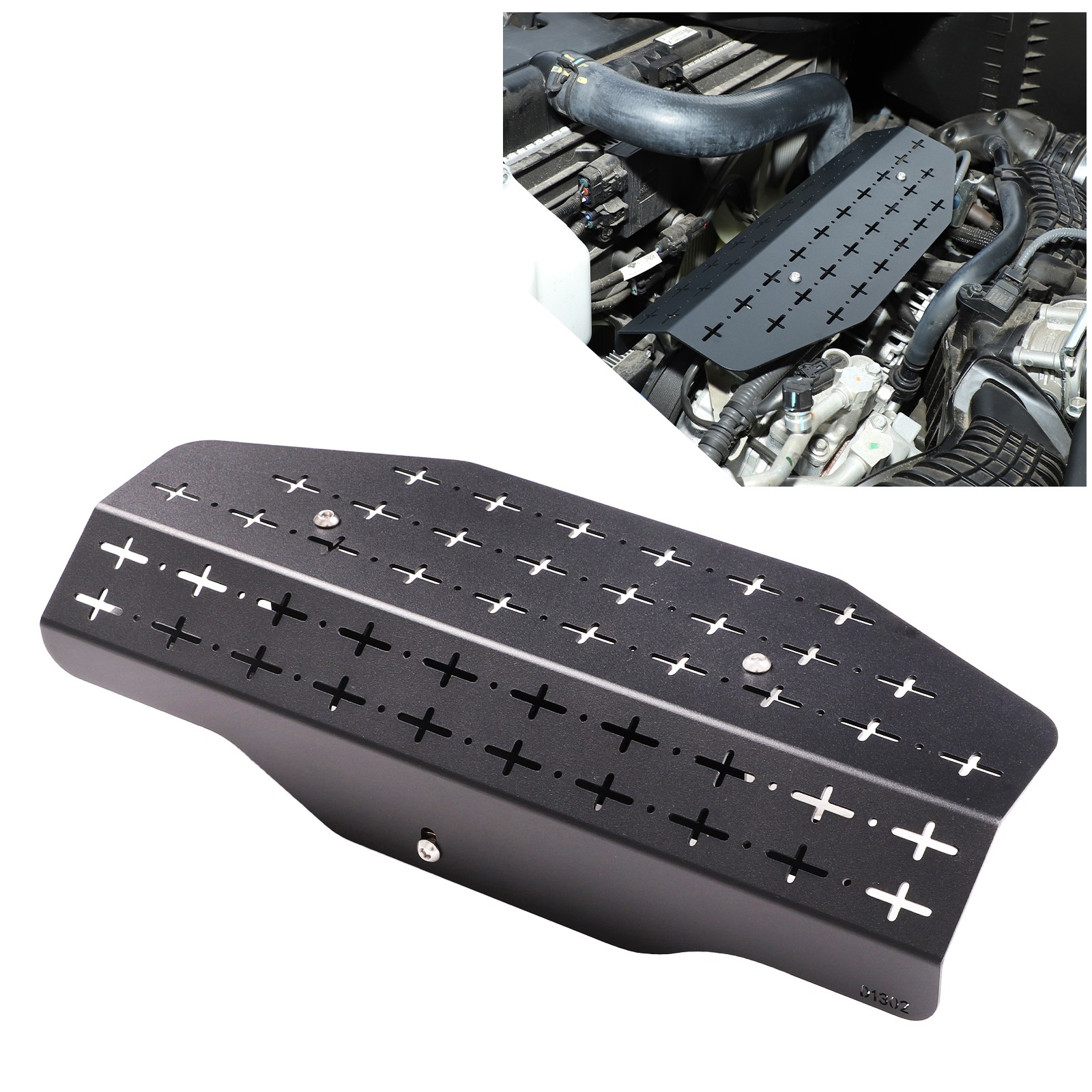 Black Aluminum Alloy Engine Pulley Cover Accessories For Subaru Ascent 2019-2026