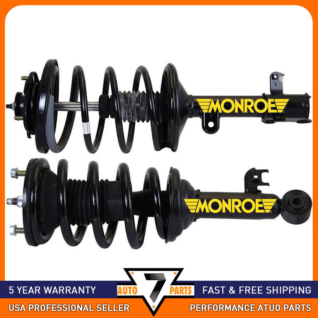 Monroe OE Front Struts for 2005-2015 Toyota Tacoma 2.7L 2WD 5 Years Warranty