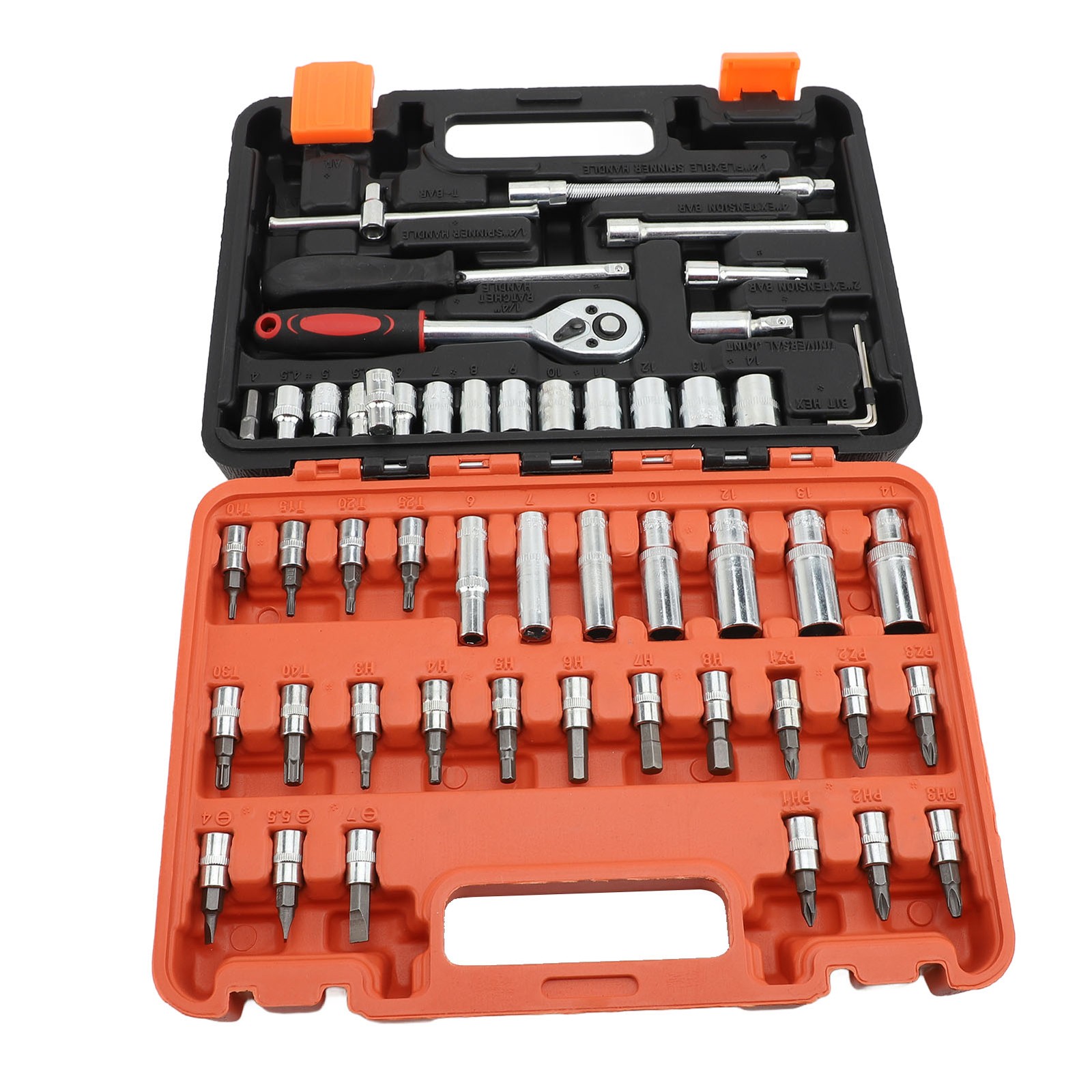 New Professional 53PCS Automotive Socket Wrench Set High Hardness Steel For Car