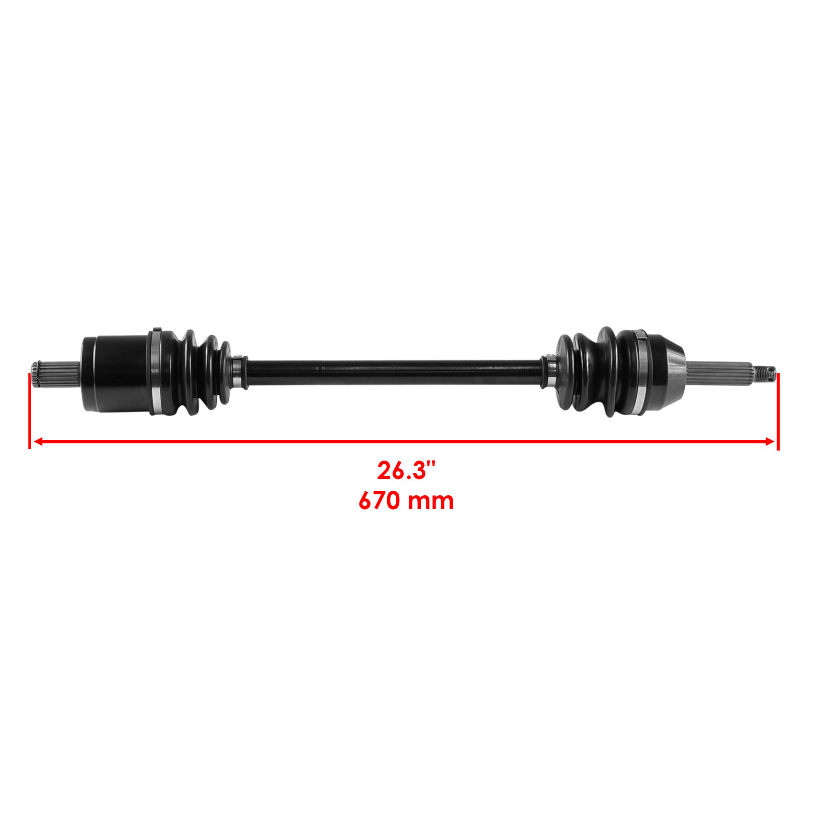 Front Rear Left Right Complete CV Joint Axles for Polaris Ranger Crew 700 08 09
