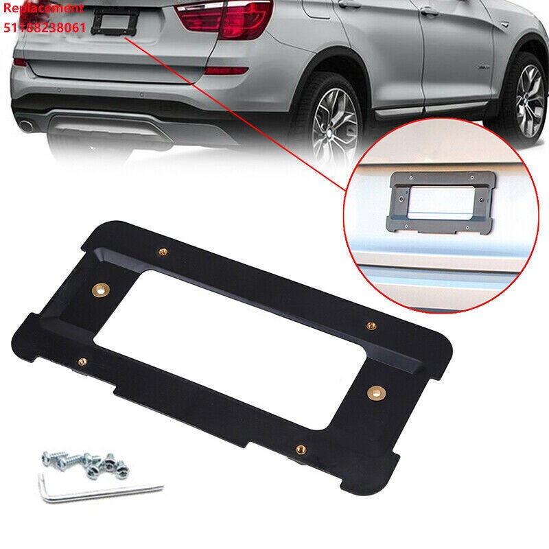 Rear License Plate Base Mount Bracket Frame Holder For BMW Replace 51187160607