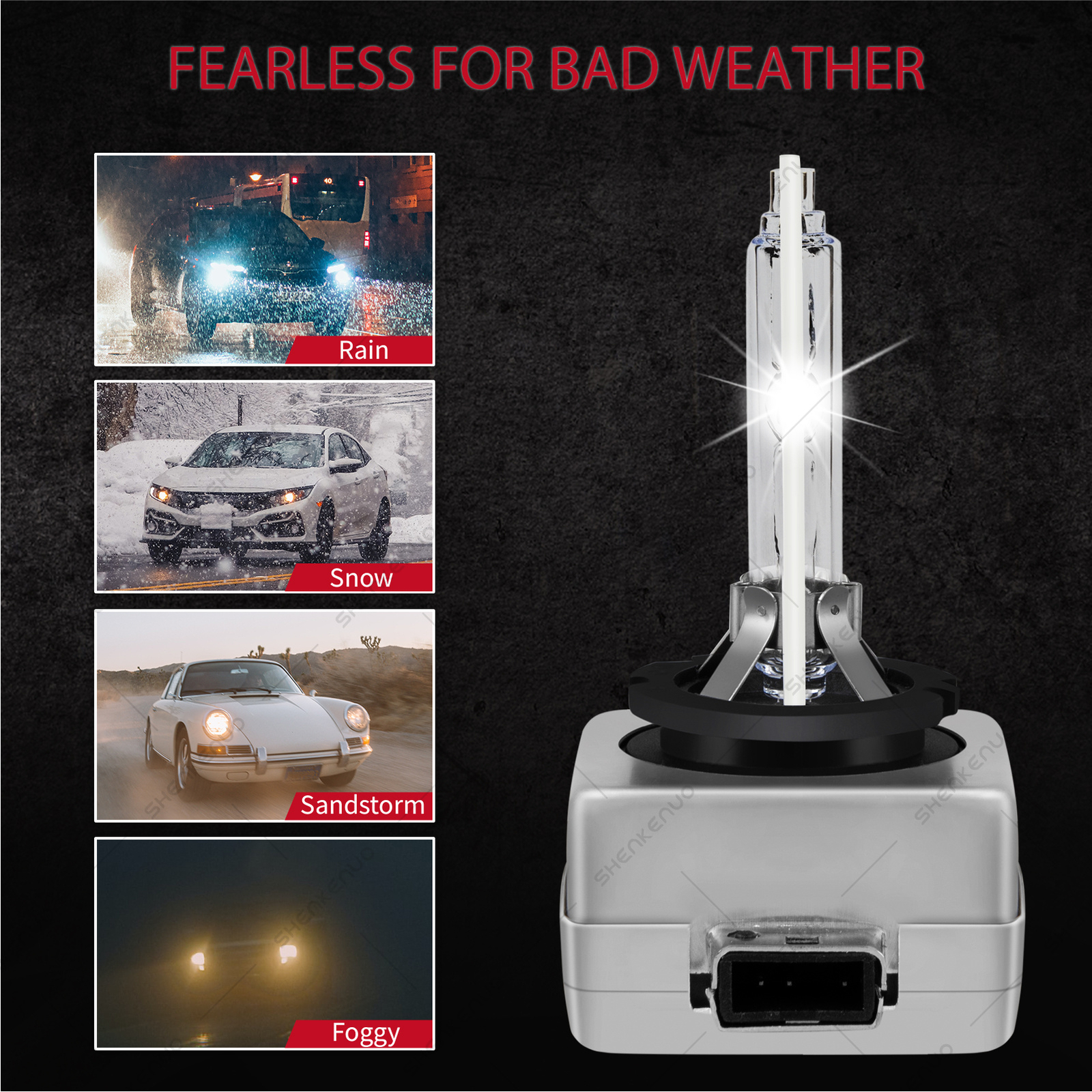 Stock Fit HID Headlight Bulbs For Buick Enclave 2013-2017 High Low Beam Qty 2 DX