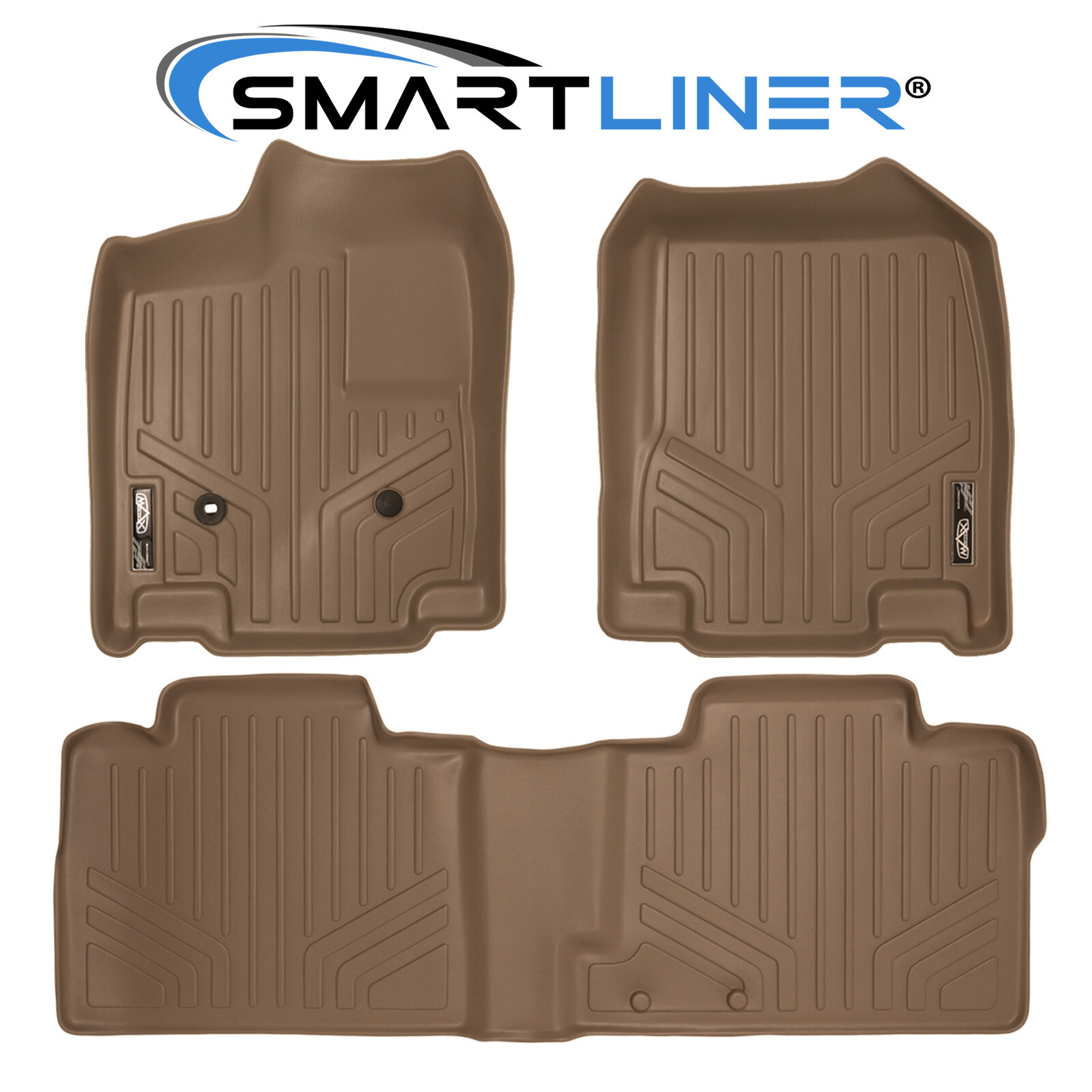 07-10 Ford Edge/Lincoln MKX SMARTLINER Custom Fit Floor Mats Liner Set Tan