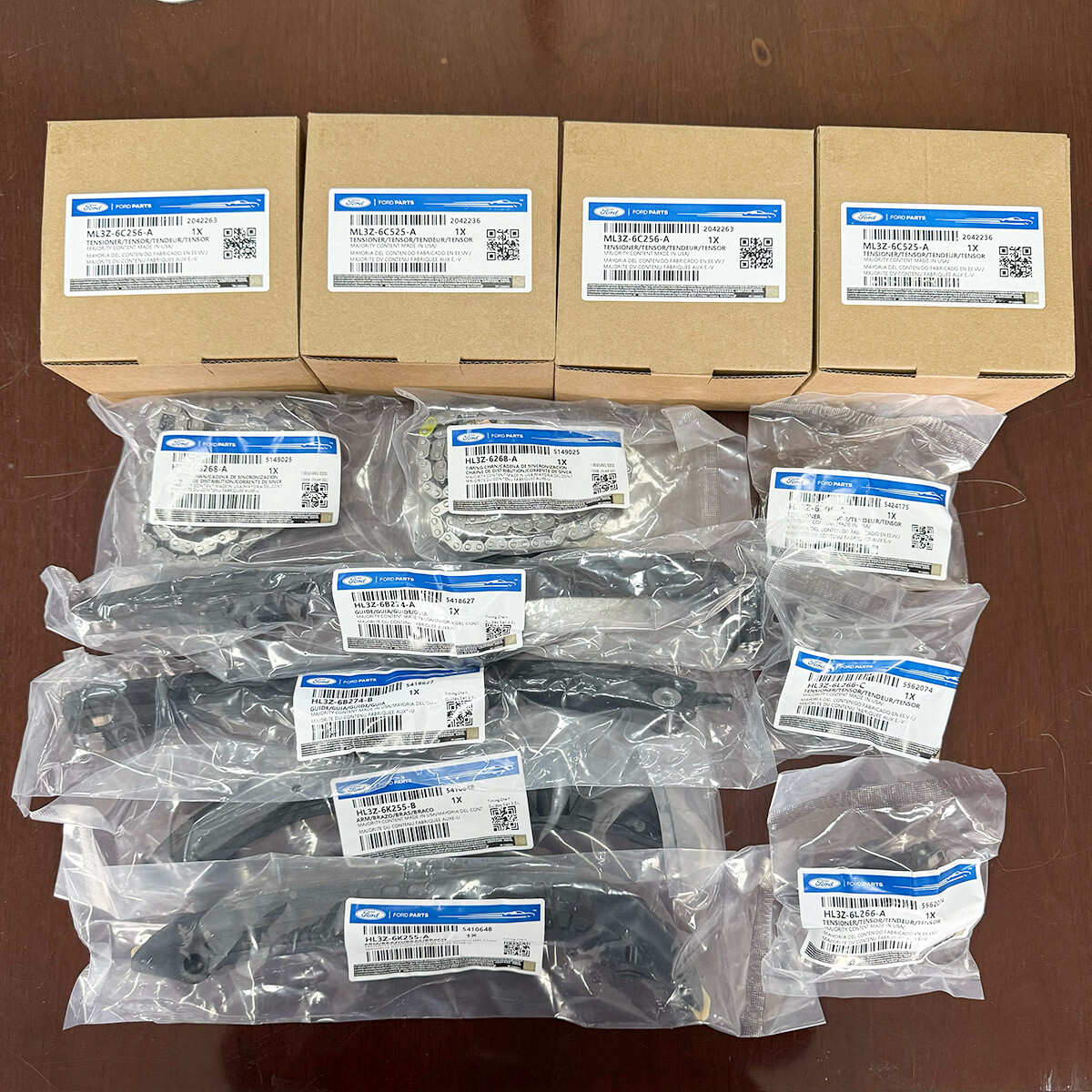 OEM FORD Timing Chain Kit HL3Z6268A HL3Z6B274A for 17-24 F150 Ecoboost 3.5L