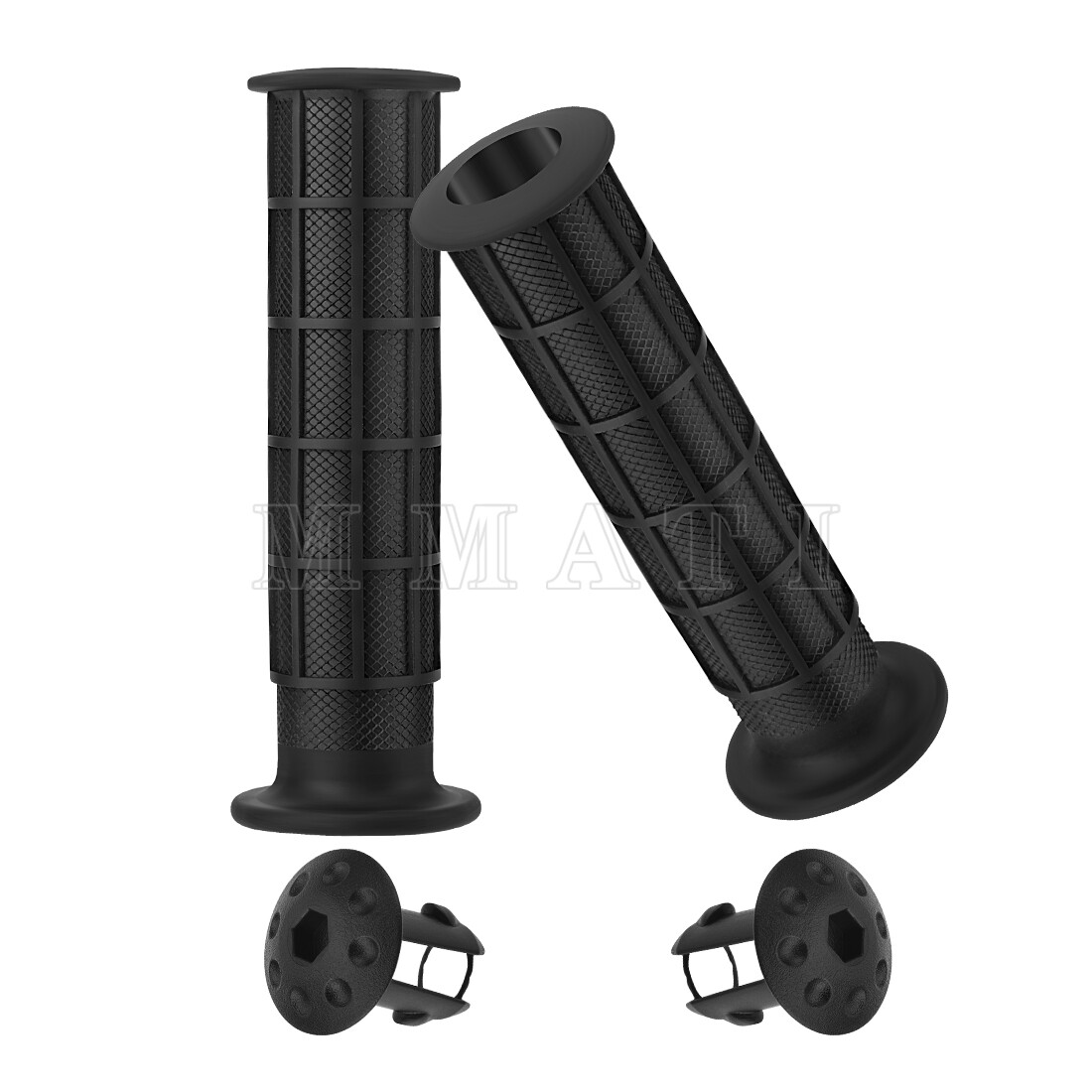 Handlebar Grips w/Grip Ends for Honda Recon Rancher Foreman Rubicon Rincon 08-24