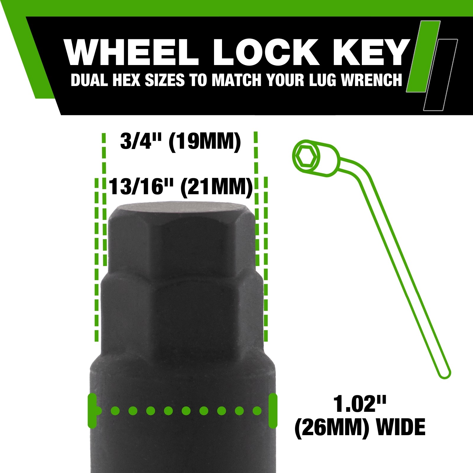 Black Wheel Locks compatible with 2004-2007 Saturn Ion Red Line | Factory Rims
