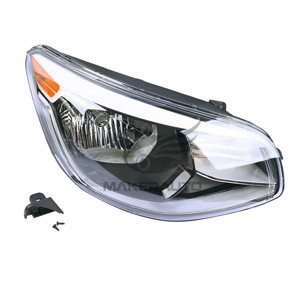 Pair Halogen Headlight For 2014-2019 Kia Soul W/O Bulb 92101B2270 92102B2270