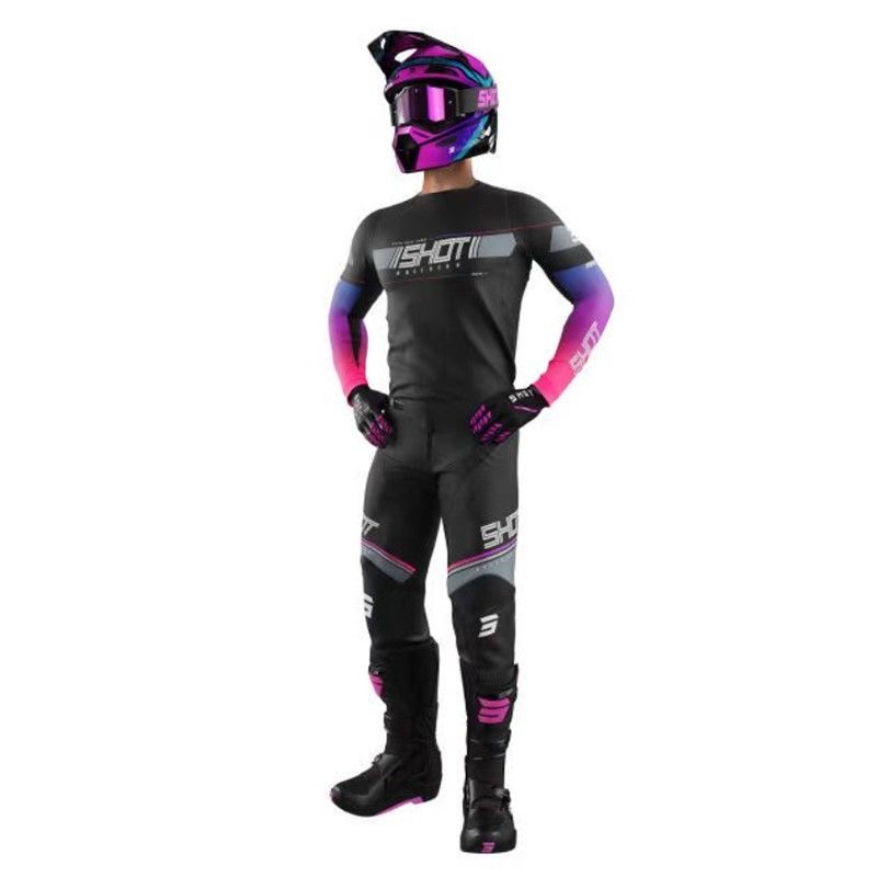 2024 Shot Aerolite Husqvarna Racing Gear Set Jersey/Pants Combo MX ATV Suit