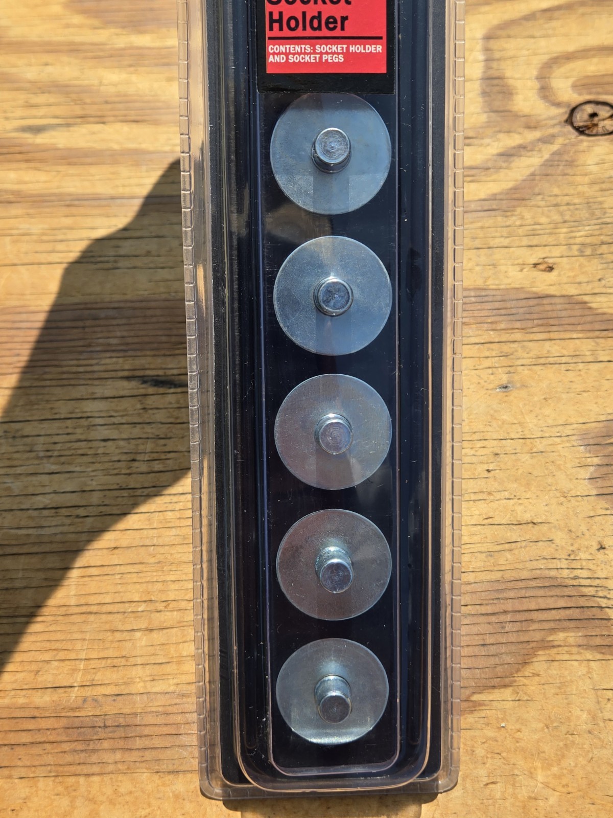 NOS SEARS Craftsman Magnetic Socket Holder Rail 3/8″ Drive 34513 SEALED