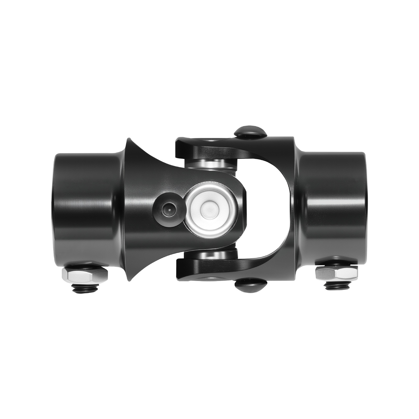9/16″ 26 Spline X 3/4″ DD Single Steering U Joint Shaft Rat Street Rod Black