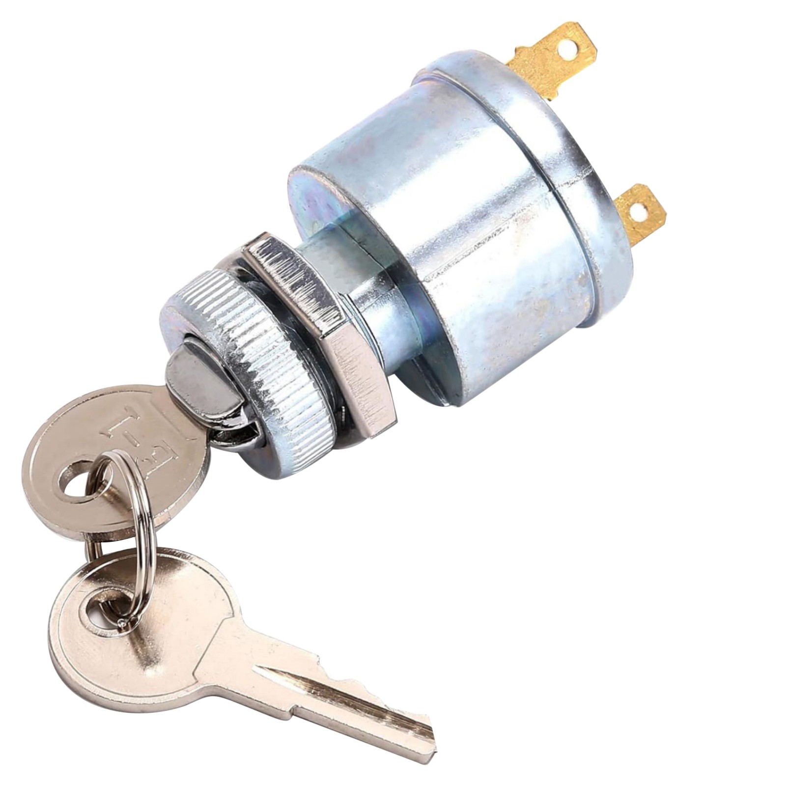Metal+Plastic Ignition Switch 2-Terminal – Replacement for EZGO 1981+ Models