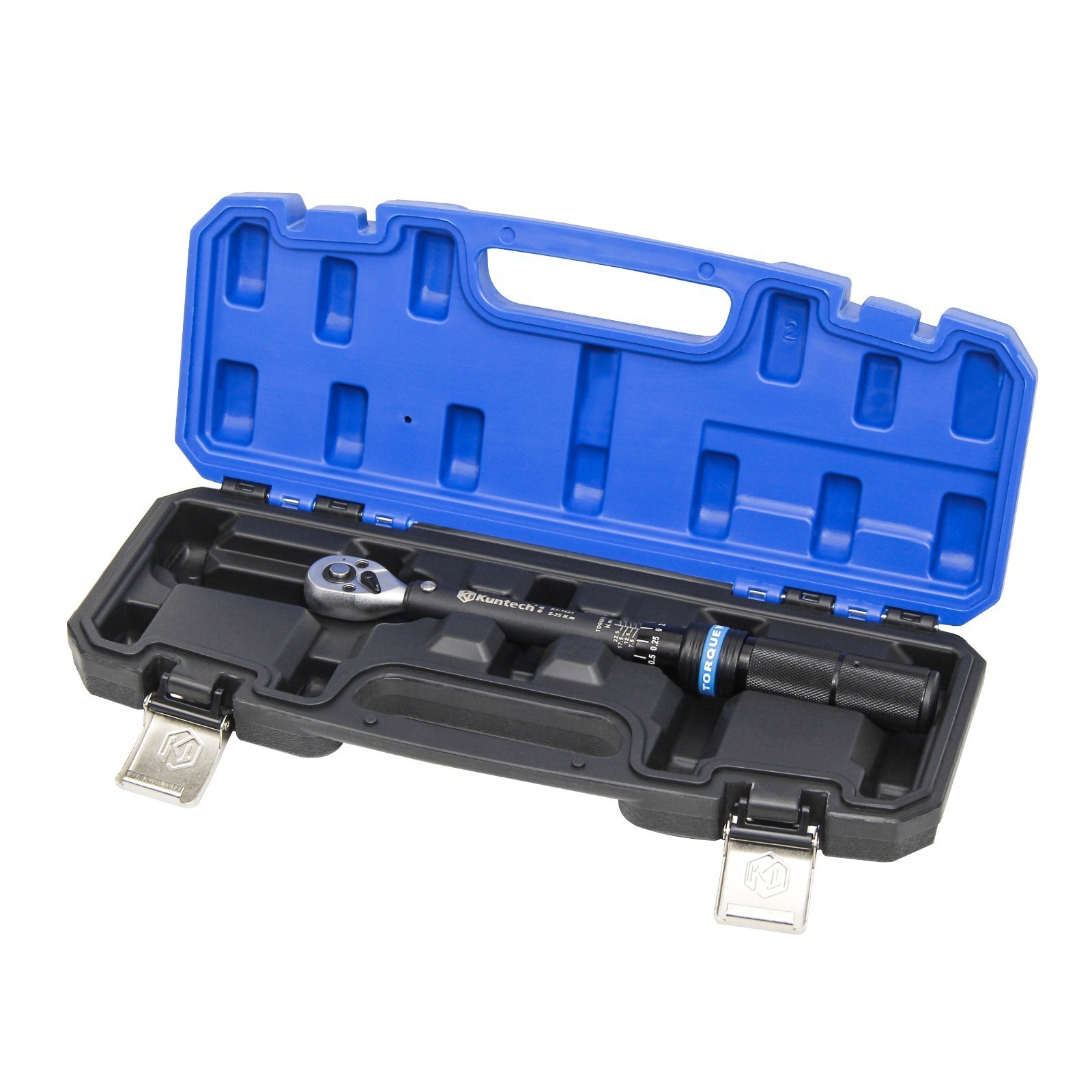 1/4″ Drive Adjustable Click Torque Wrench 5-25 Nm Dual Range Scales for Car