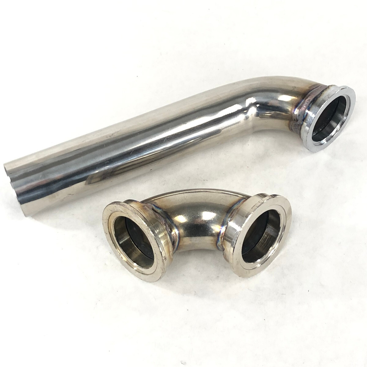 Adjustable Universal 38mm V-Band External Turbo Wastegate w/Elbow Adapter Purple