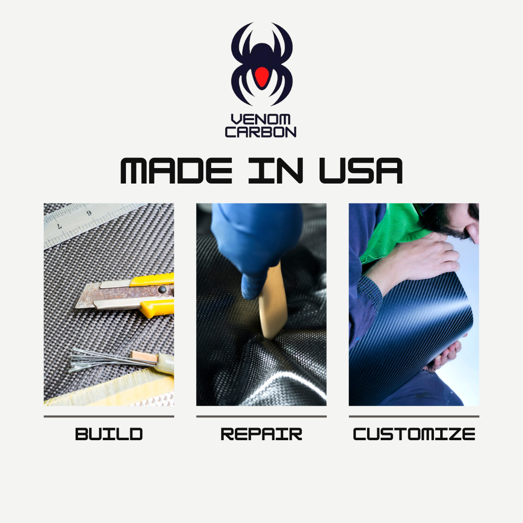 12″ x 10 FT Twill Weave Carbon Fiber Fabric Cloth Resin Kit