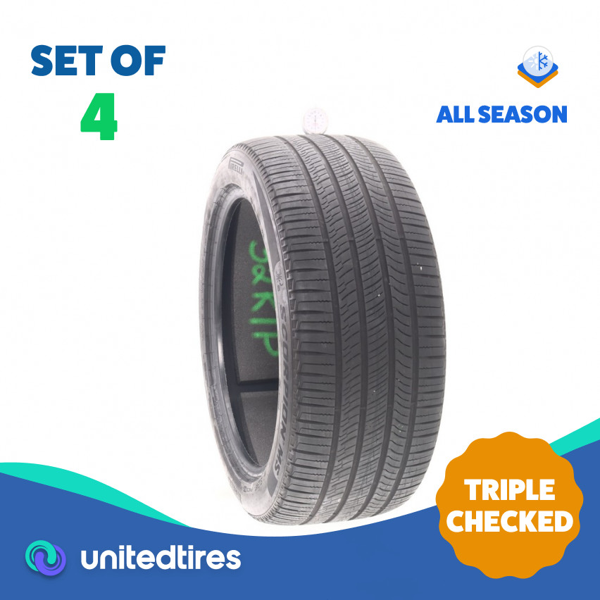 Set of (4) Used 255/45R19 Pirelli Scorpion MS TO Elect PNCS 104V – 7/32
