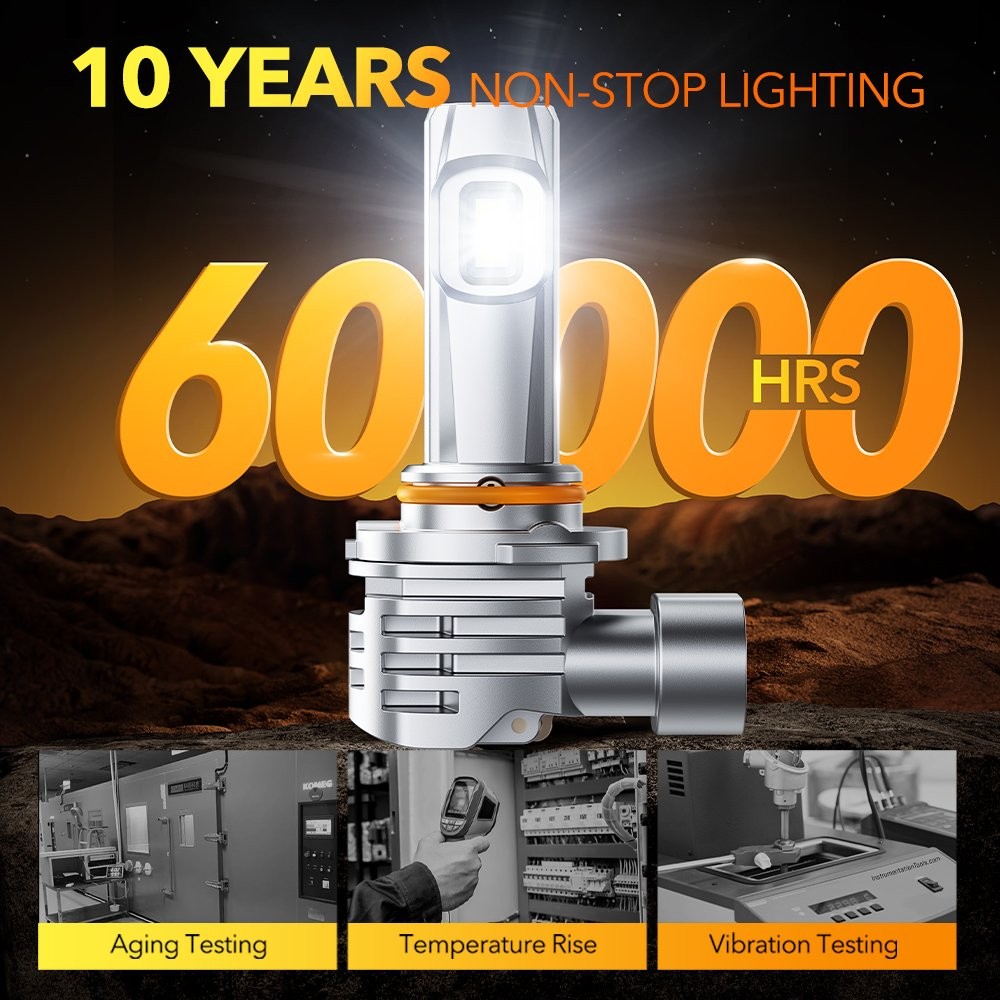 2/4/6X 9005 HB3 LED Headlight Bulbs Conversion Kit High Beam White Lamp Bright