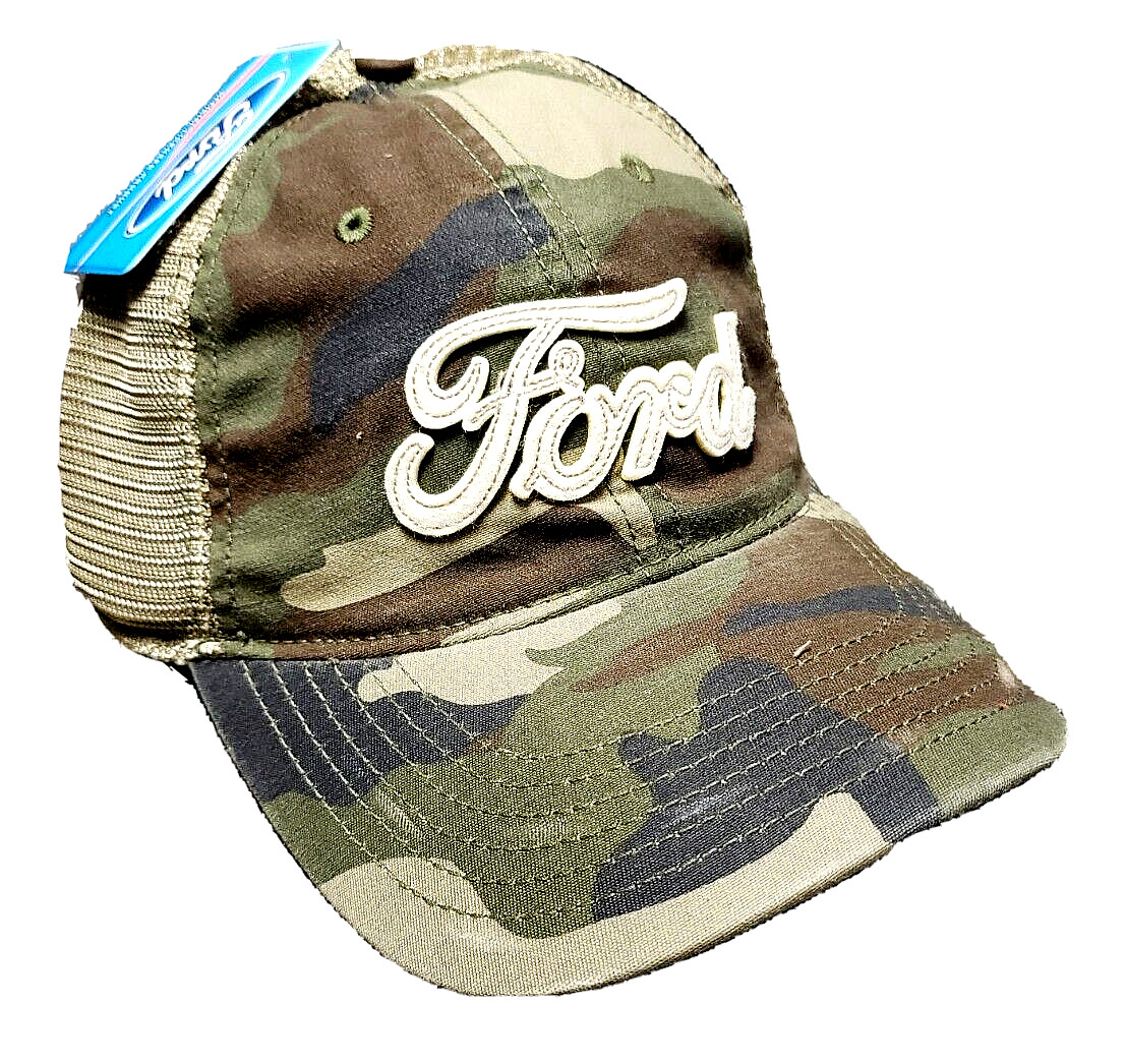 New Ford Camouflage Hat / Cap. Size L / XL.