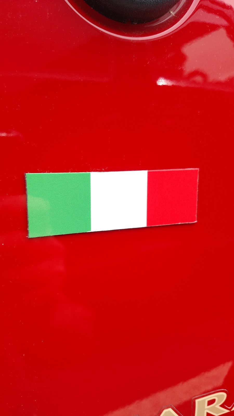 Magnetic Italian Flag Auto Accessory Italy Emblem Made in U.S.A New Qty 1