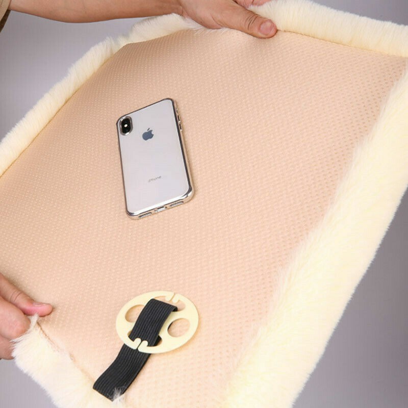 Universal Soft Short Plush Warm Car Seat Cover Cushion Mat Interior Accessories