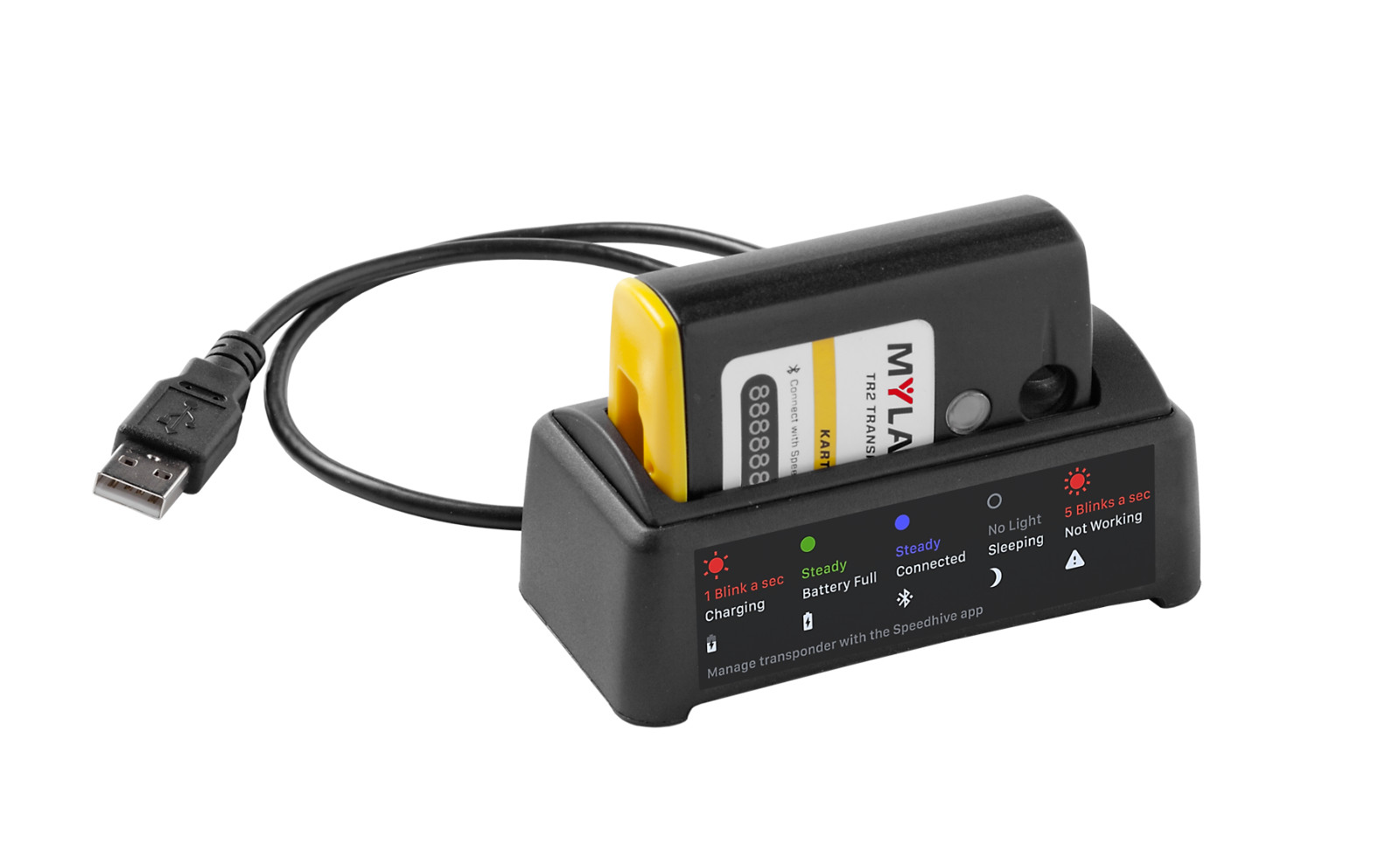 MyLaps TR2 Kart Rechargeable Transponder w/ 1-year Subscription