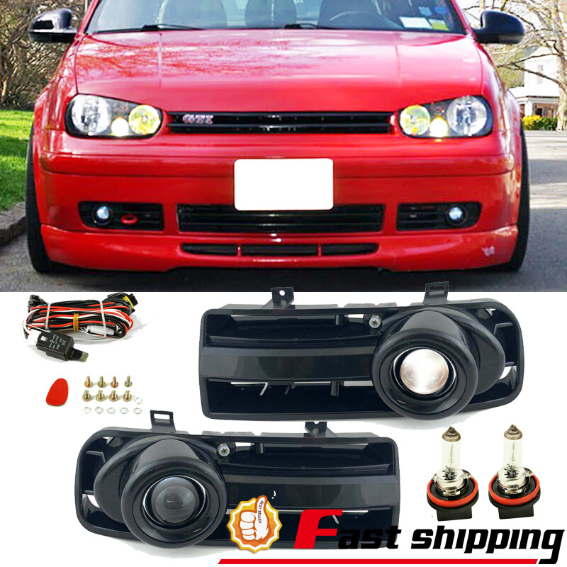 Fit 1999 2000 2001 2002-2005 Volkswagen Golf MK4 Fog Lights Bumper Driving Lamps