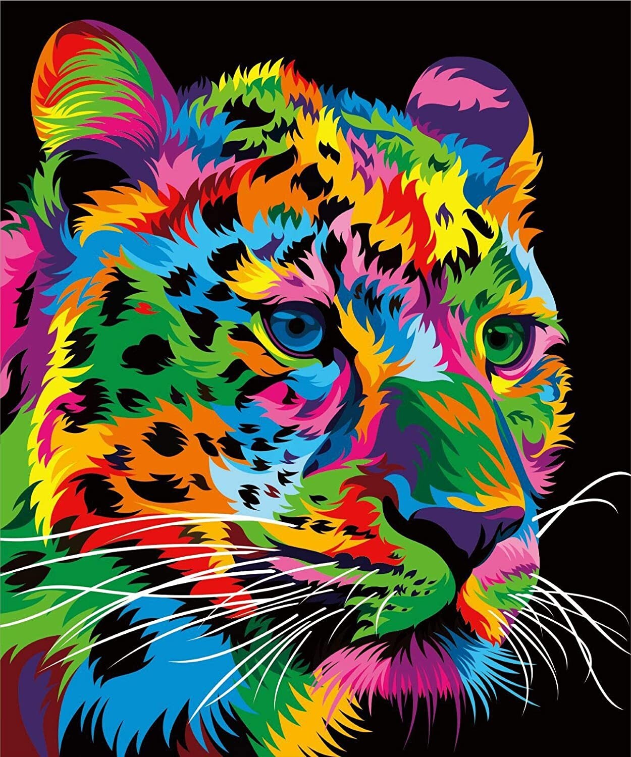 Cheetah Abstract Art Self-adhesive Vinyl Decal