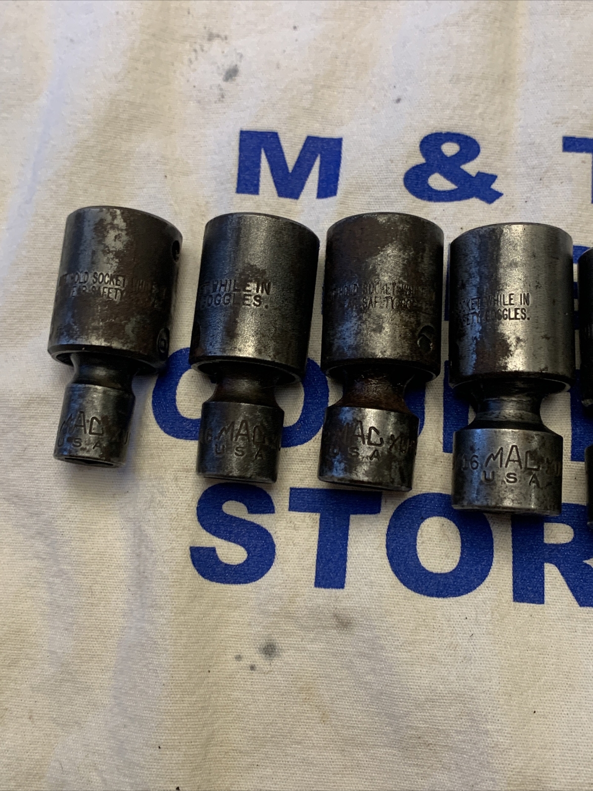 Mac Tools USA 3/8″ Drive 7pc 3/8″-3/4″ SAE Impact Swivel Universal Socket Set