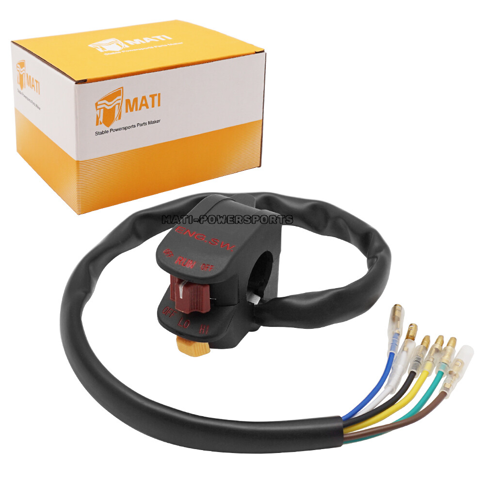 Stop Off Control Kill Switch Headlight for Honda ATC110 ATC185S ATC200 ATC250R