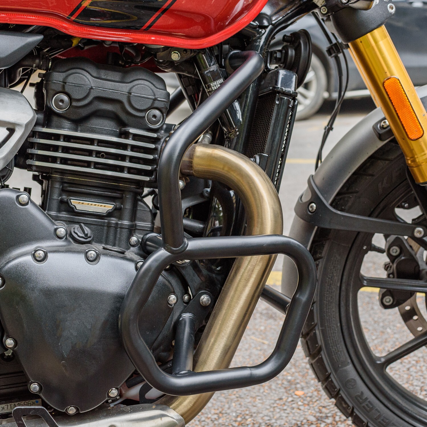 Crash Bar For Triumph Speed 400 Scrambler 400X 2024 Engine Guard Frame Protector