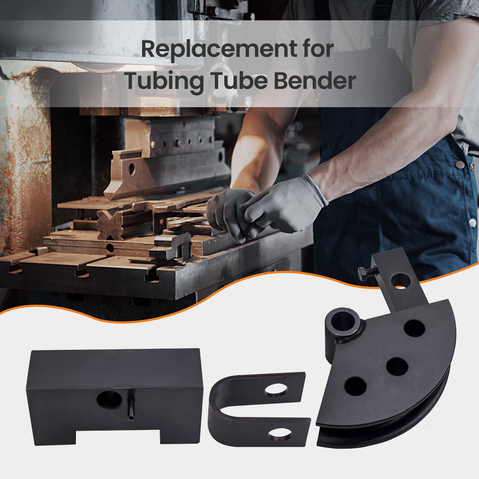Round Tube Bender Die For Wfb2 Tubing Bender 1.5″ X 5″ 120 Degree Radius