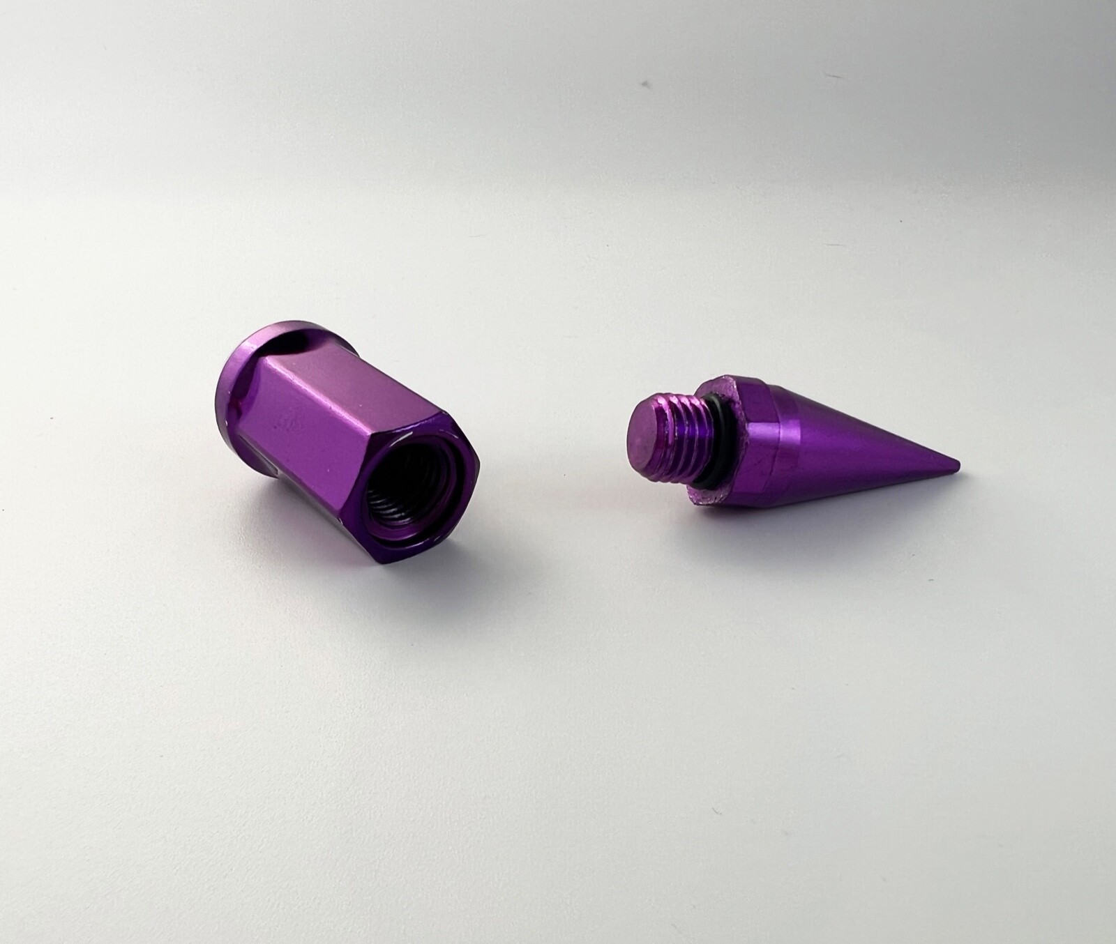20Pc Purple 3.18” Spike Lug Nuts 1/2-20 Bulge Acorn For Jeep 5×4.5 5×5 5×5.5