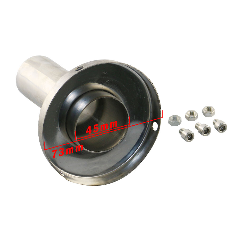 For 3” Stainless Round Exhaust Muffler Universal Removable DB-Killer Silencer