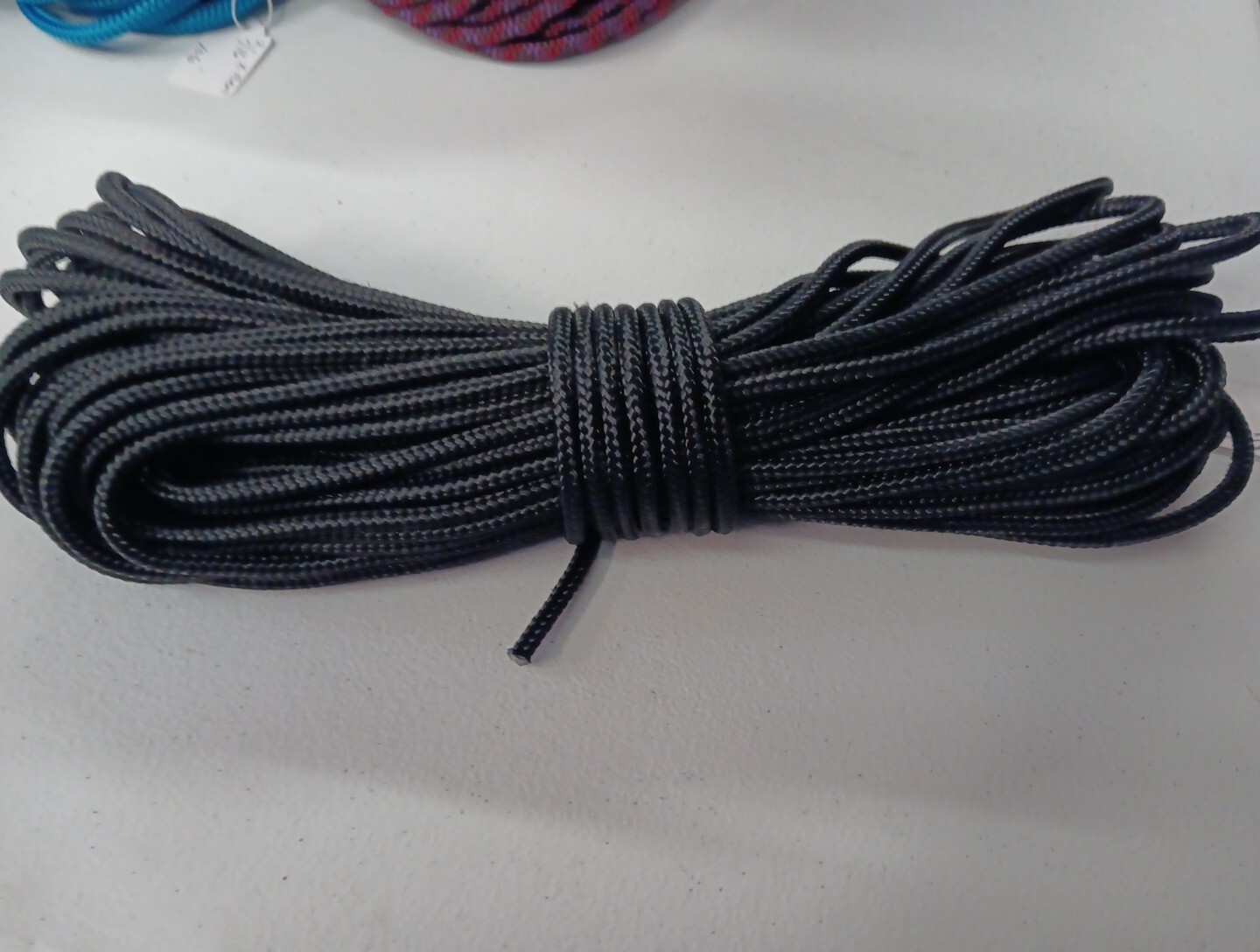 3/16 x 200 ft. Double Braid Polyester .Rope. Black.