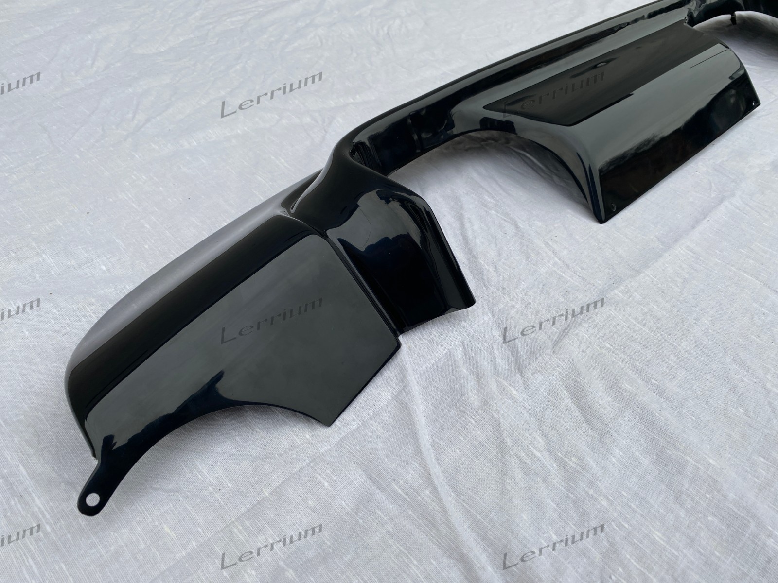 BMW E46 mtech 2 rear diffuser lip spoiler csl style fits 2dr 4dr abs plastic