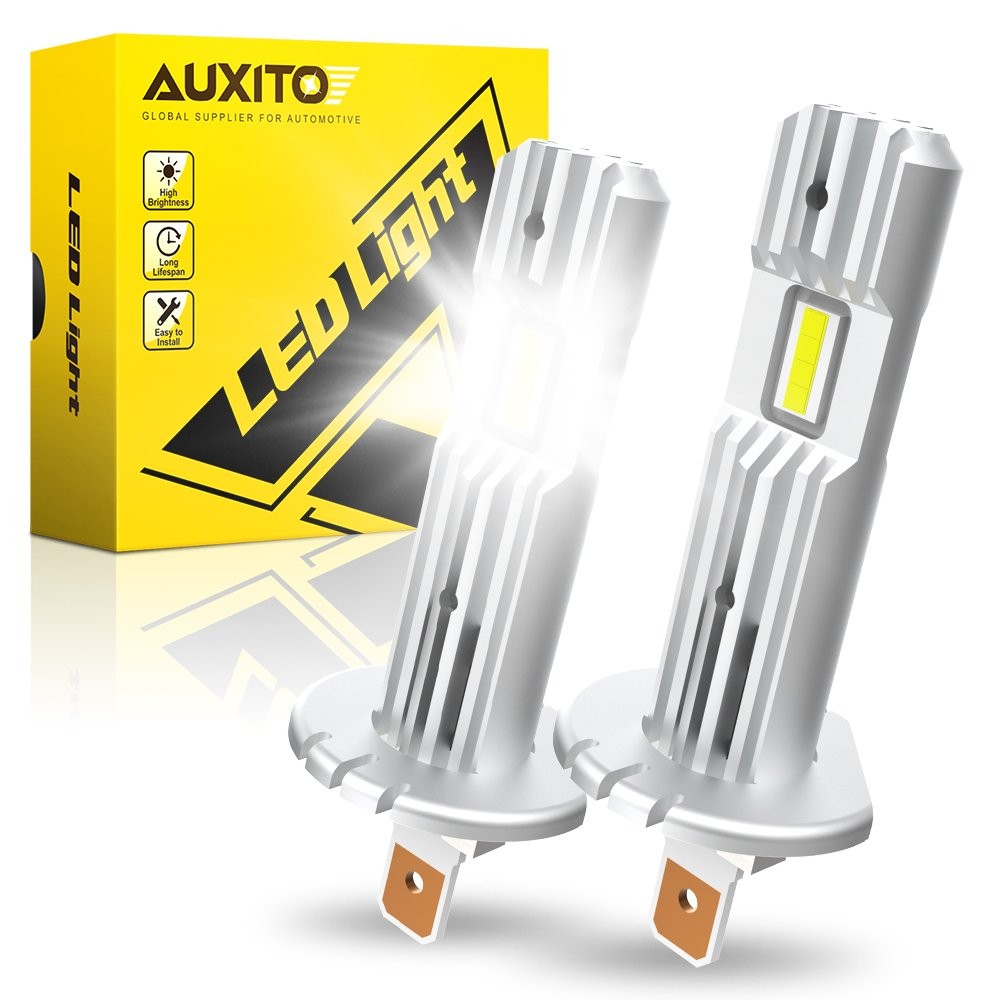 2PC H1 LED Headlight Bulbs Conversion Kit High Low Beam Super Bright 6500K White